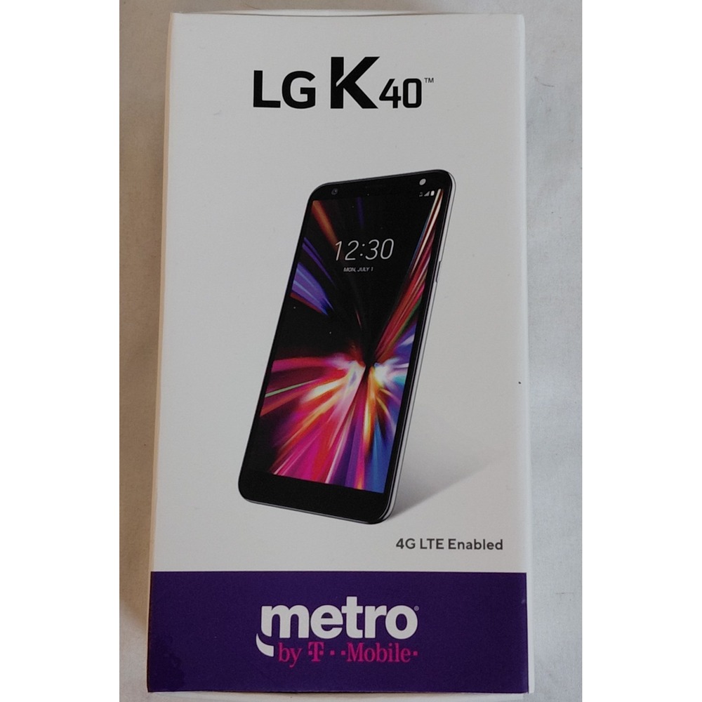 LG K40 32GB Platinum Gray Metro by T-Mobile LM-X420MM Nee In Box